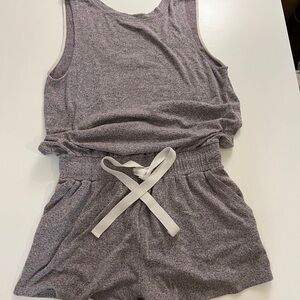 Aritzia heather purple romper